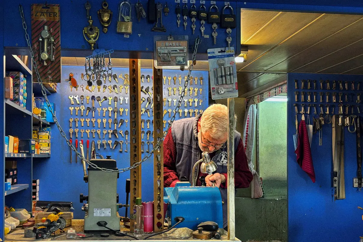 Atelier du serrurier à Pantin