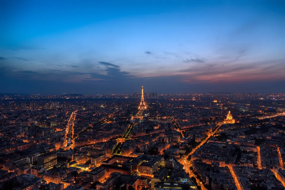 Vue de l'est parisien, zone d'intervention autour de Pantin